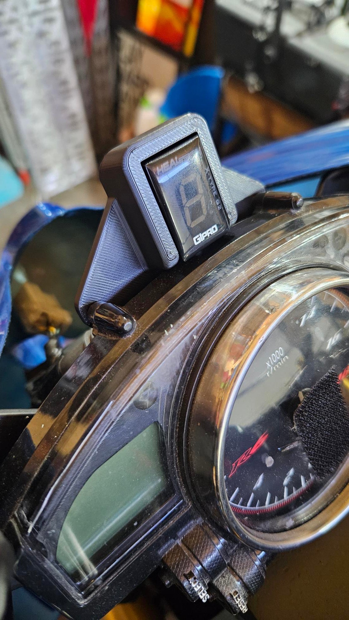 Support indicateur de rapport engagé Yamaha R6
