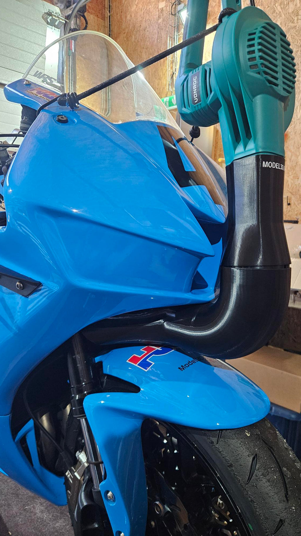 Souffleur moto